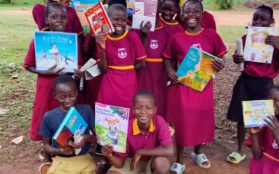 One Village At A Time delivers books to Naigobya Primary School to improve literacy